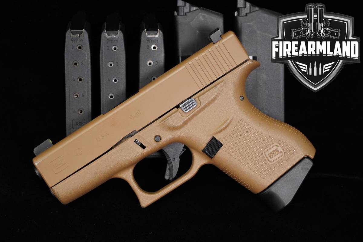 Glock 43 Apollo Custom 9mm 3.41" Laser-Etched G43 +6 MAGS MATCHING NUMBERS