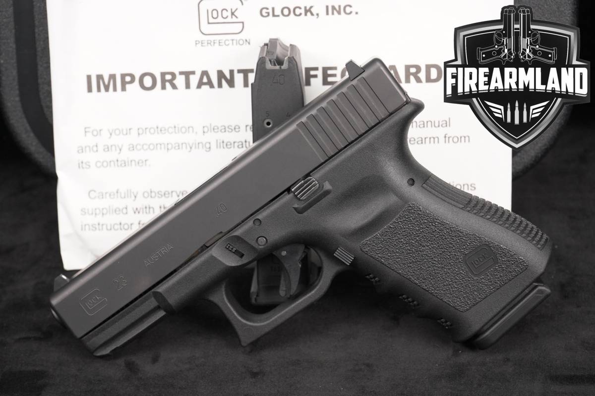 Glock 23 Gen3 G23 Gen 3 40 S&W 4.02" +2 MAGS & ORIG CASE