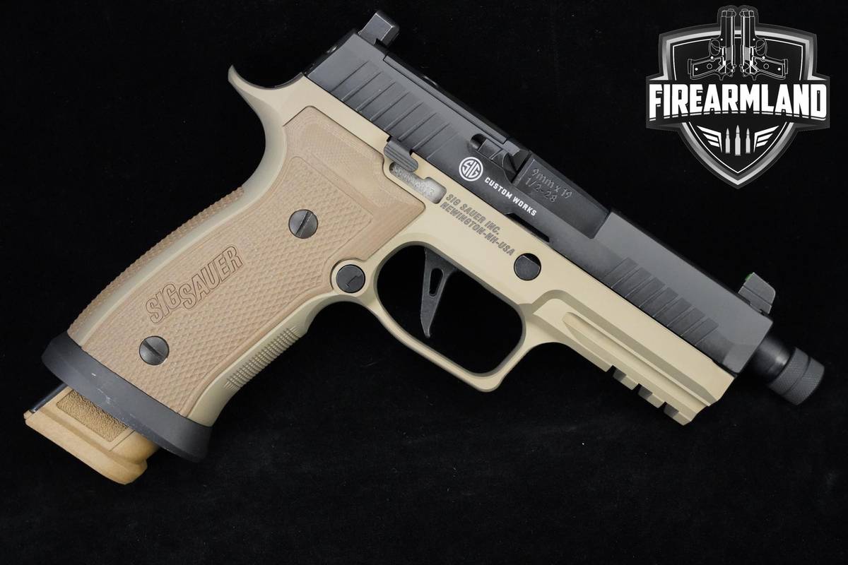 Sig Sauer P320 AXG Combat 9mm Two-Tone Sig-Sauer P-320 SIG P320 +ORIG CASE
