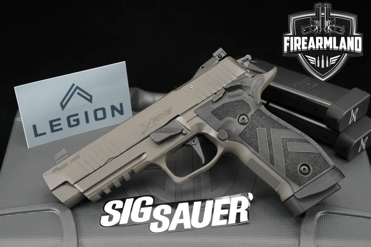 Sig Sauer P226 X-FIVE Legion 9mm 4.4" P-226 Optic-Ready +3 MAGS & ORIG CASE