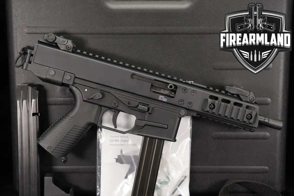 Brugger & Thomet GHM45 B&T 45 ACP 6.9" GHM PDW +2 MAGS & ORIG CASE