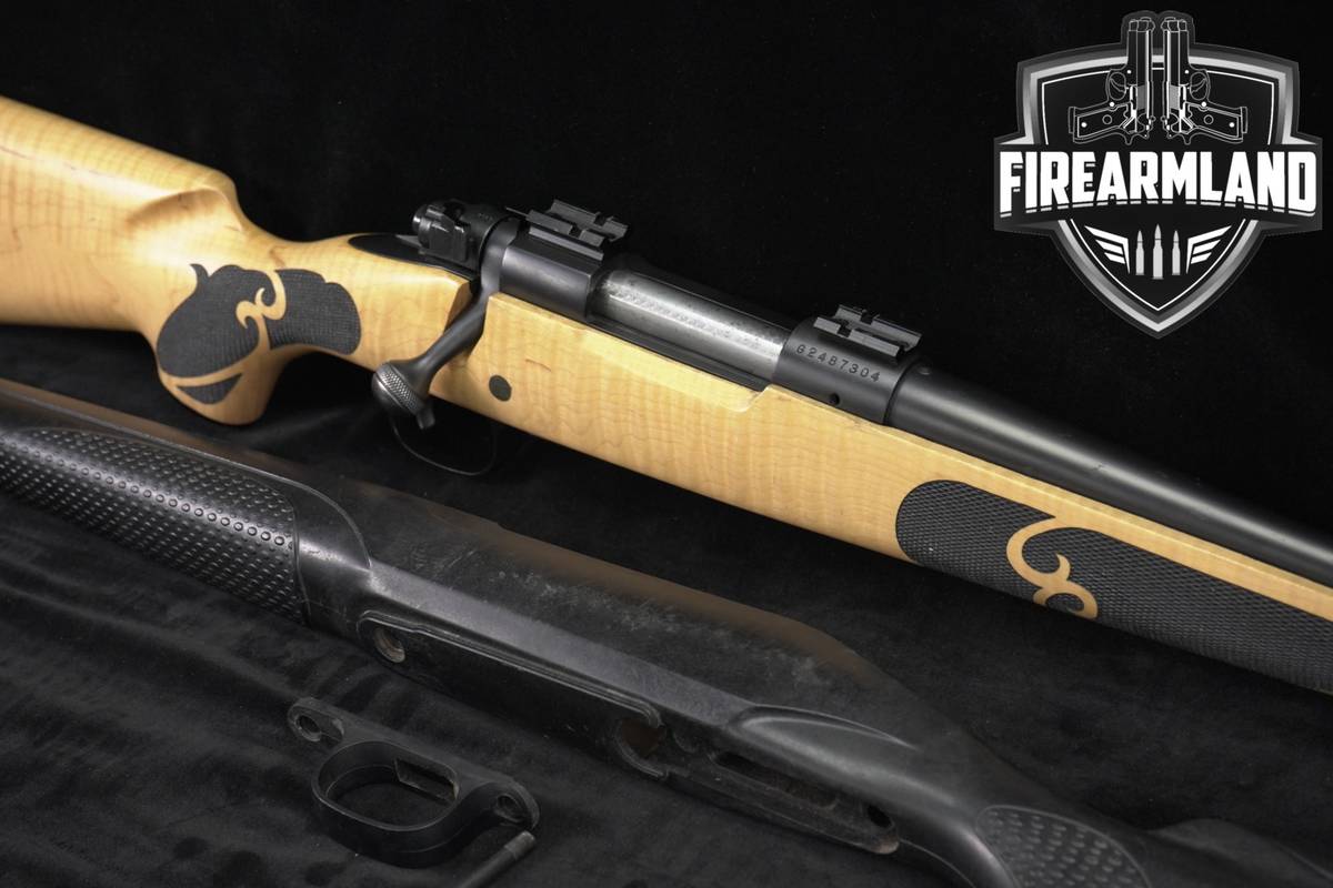 Winchester Model 70 300 WSM 24 Blued & Wood M70 +ORIG STOCK