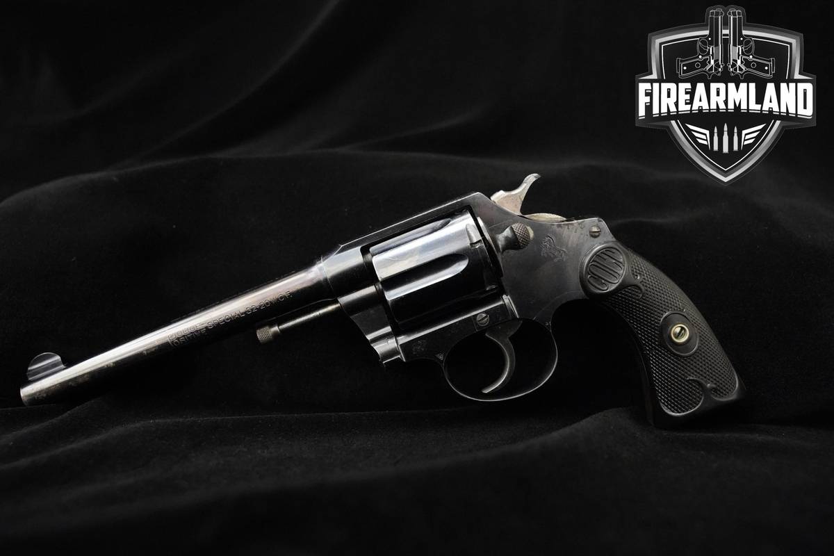 1913 Colt Police Positive Special 32-20 Win 6" Blued Colt DA/SA