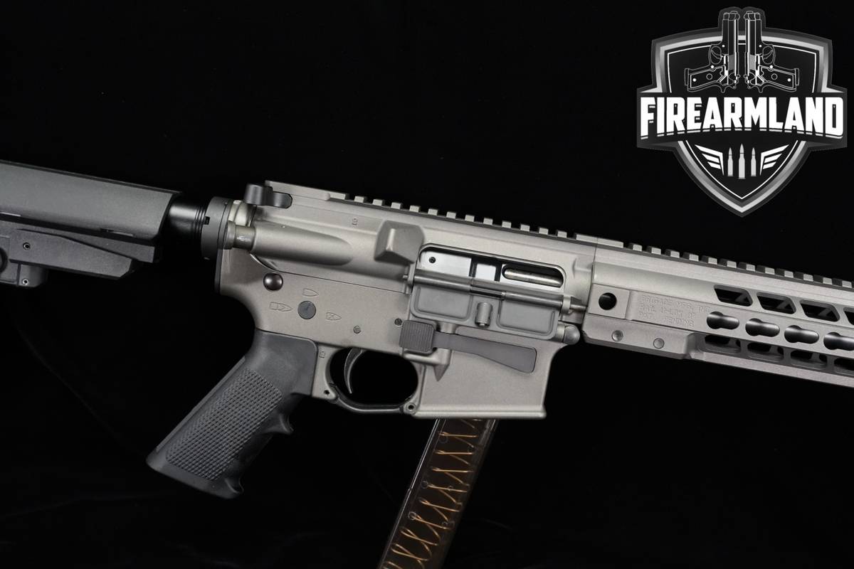 Brigade Manufacturing BM-F-9 9mm 9" Grey Glock-Compatible AR9