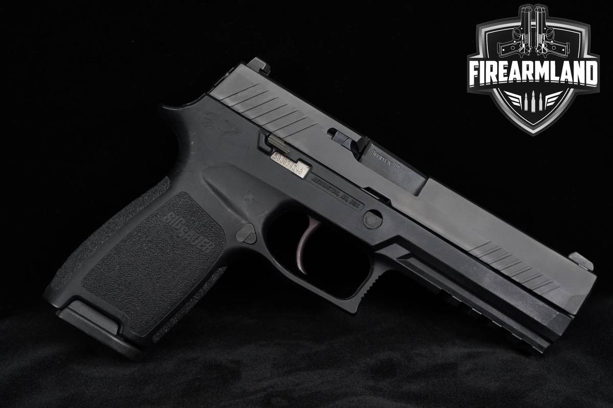 Sig Sauer P320 Nitron Full-Size 9mm 4.7" P-320 Pistol +3 MAGS & ORIG CASE