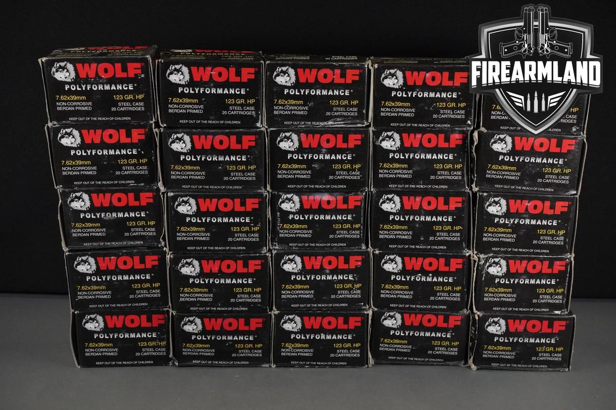 7.62x39 Ammo 7.62x39 Ammunition 500 ROUNDS