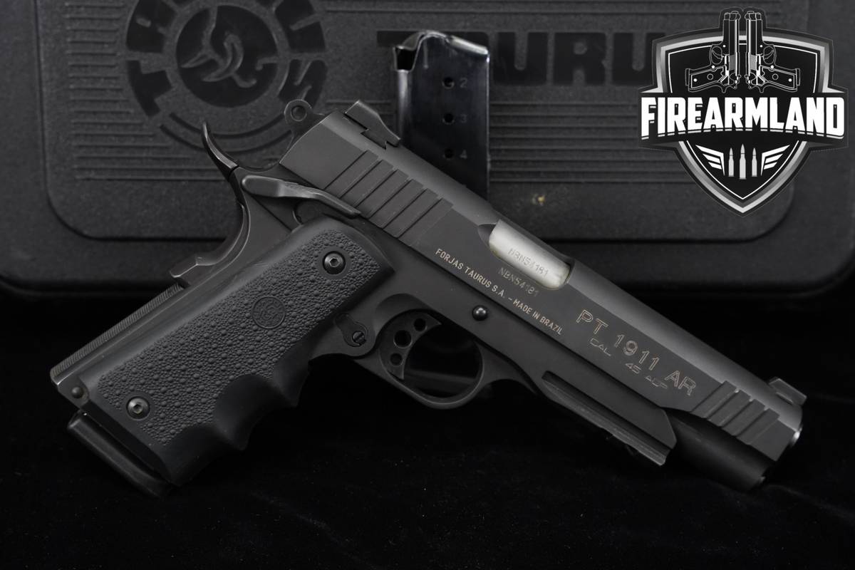 Taurus PT 1911 AR 45-ACP Government 5" Blued +2 MAGS & ORIG CASE