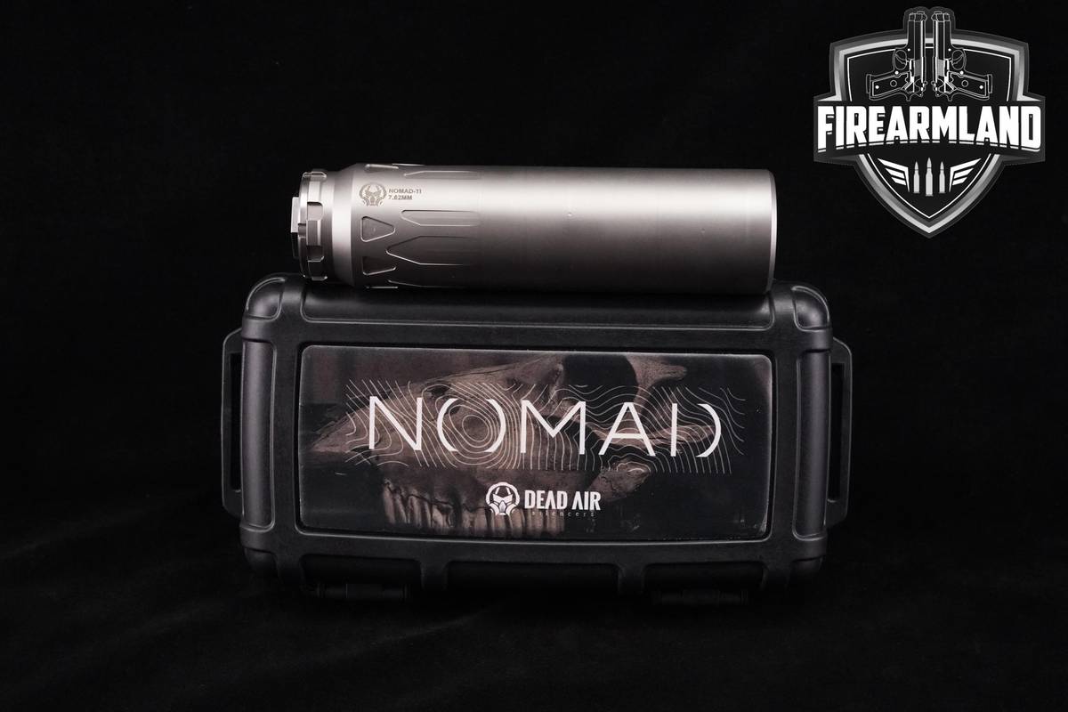 ULTRALIGHT! Dead Air Nomad Ti .30 Caliber 6.5" Satin Titanium 30CAL