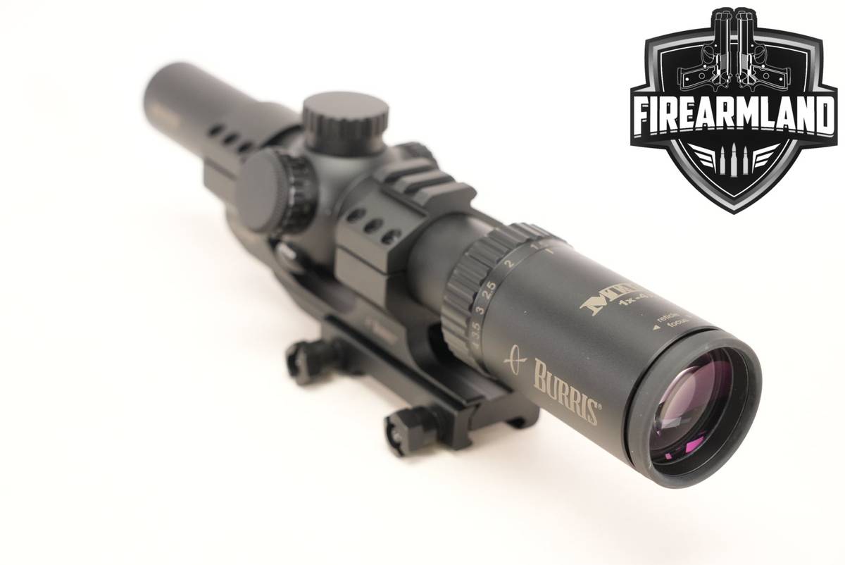 Burris MTAC 1-4x24mm Red Illumination Ballistic CQ Reticle SFP LPVO Scope