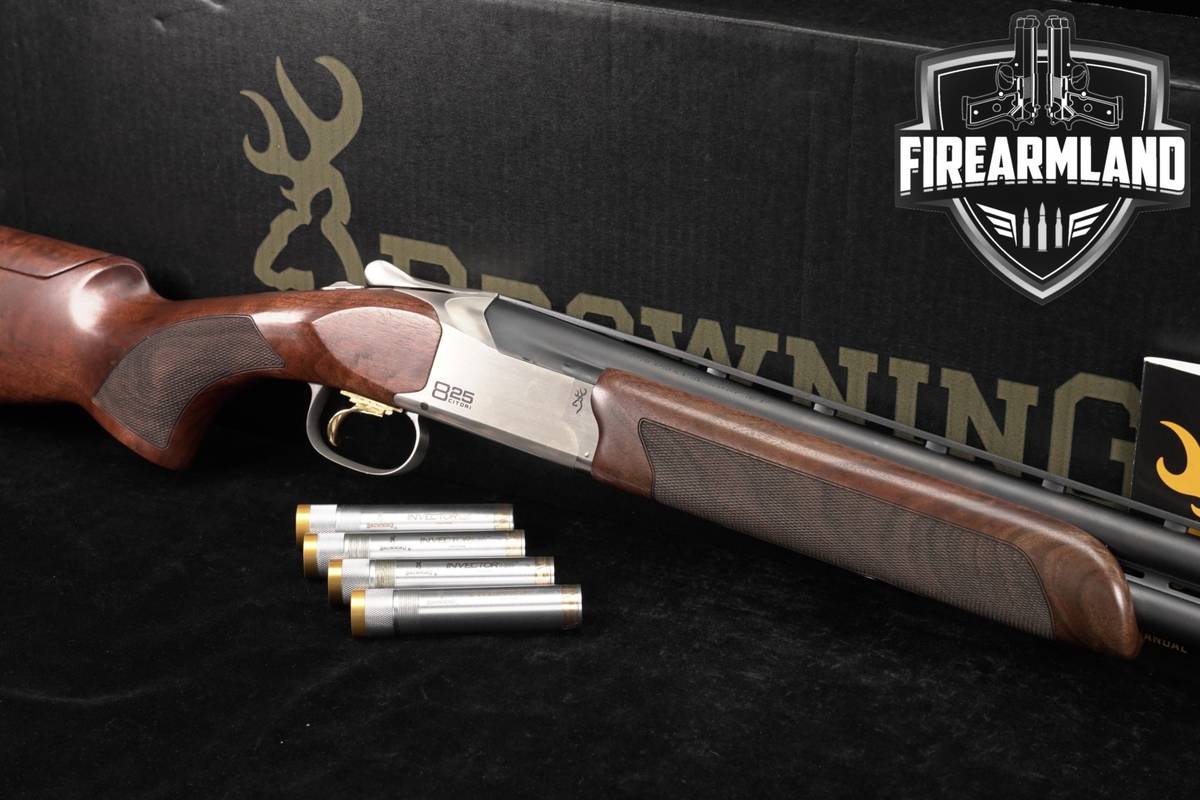 DESIRED Browning Citori 825 Sporting 12-Gauge 30 Silver/Blue & Walnut O/U