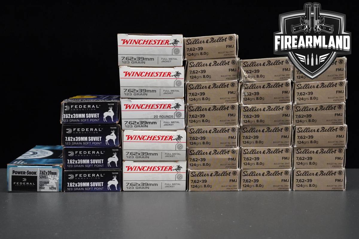 7.62X39 Brass Ammo 7.62X39-Brass Ammunition 580 ROUNDS