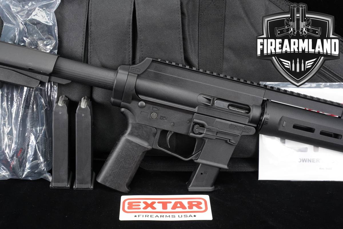 Extar EP9 9mm 6.5" EP-9 Glock-Mag PDW-Style AR AR9 +3 MAGS & ORIG CASE