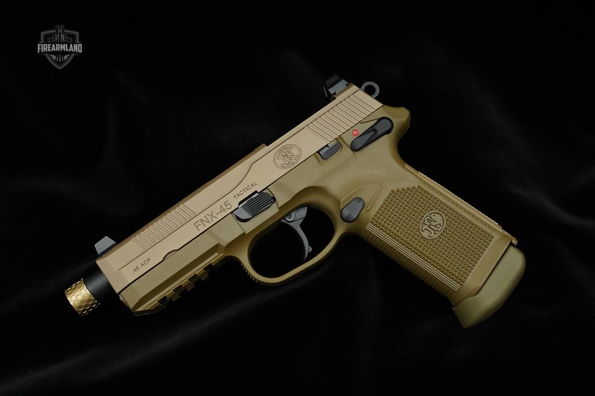 FN FNX-45 Tactical -FNX-45 45 FN 45 ACP Tactical Pistol Threaded Barrel ACP
