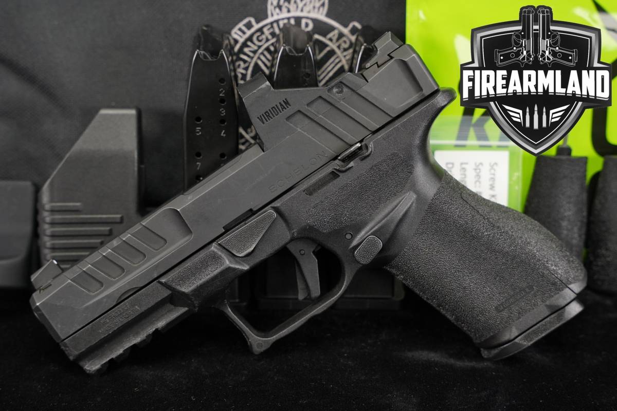 Springfield Armory Echelon 4.0C 9mm +4 MAGS, ORIG CASE, VIRIDIAN OPTICS