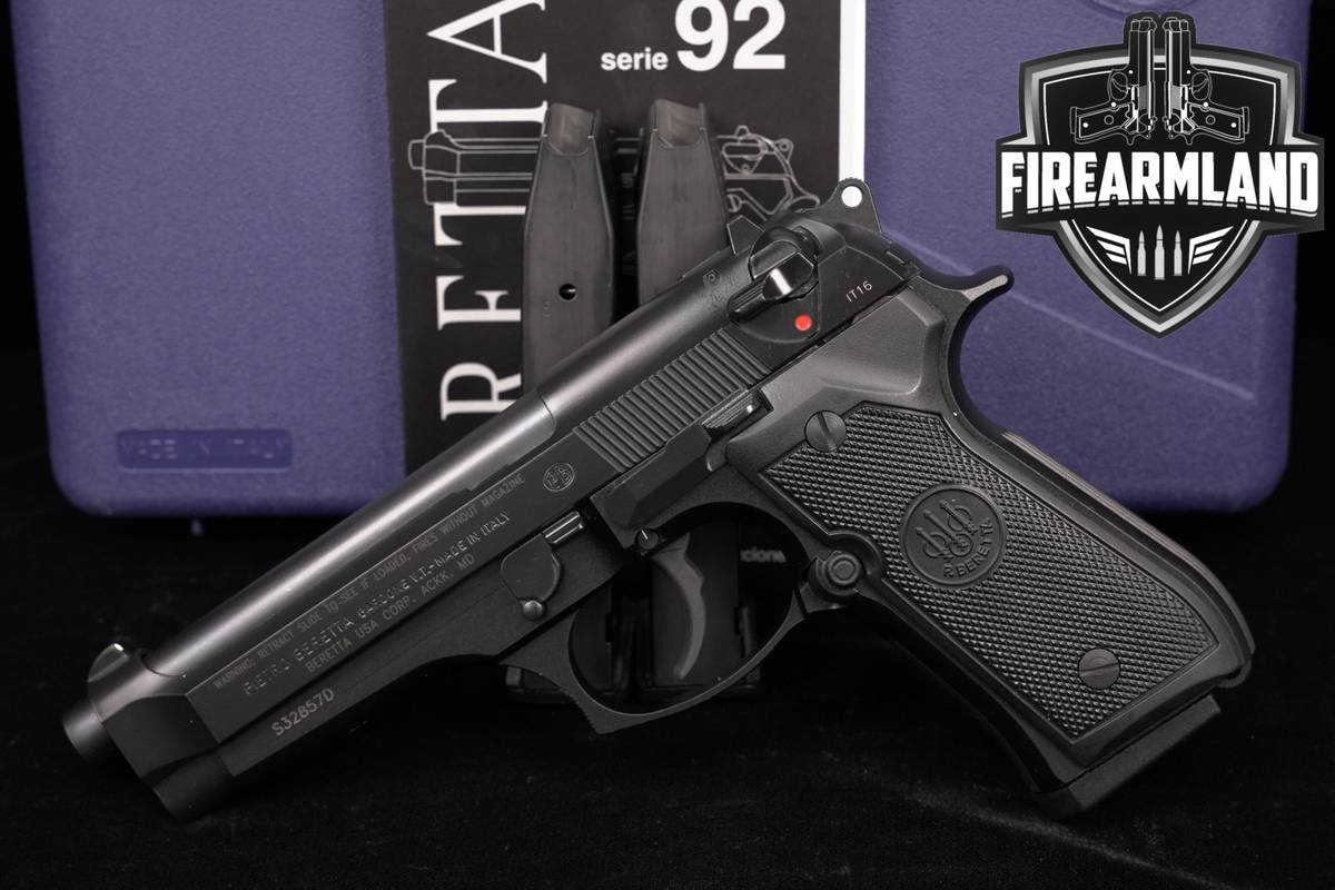 Beretta 92FS 9mm 4.9" 92 FS +3 MAGS & ORIG CASE