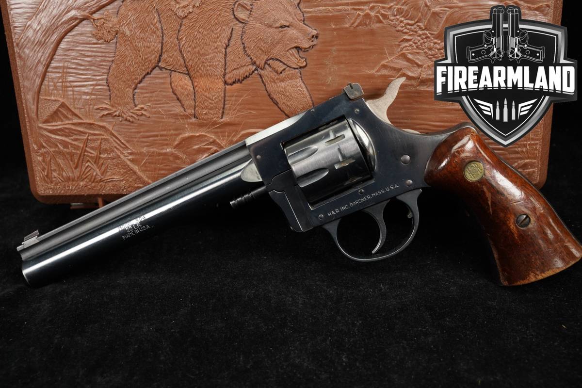 Harrington & Richardson Model 904 H&R 22LR 6" Blued M904 +ORIG CASE