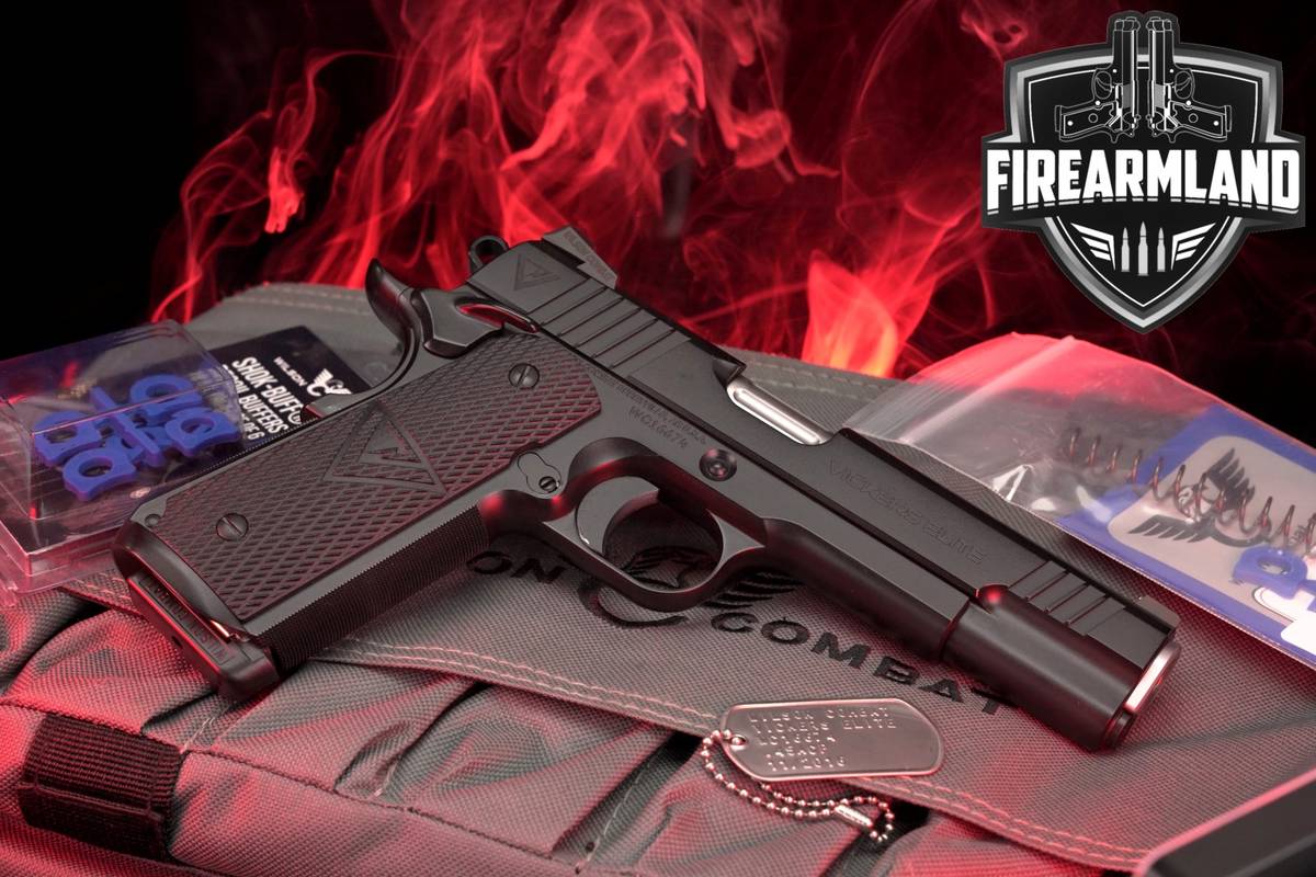 Wilson Combat WC Vickers Elite Full-Size 45 ACP 1911 5" Blued +ORIG CASE