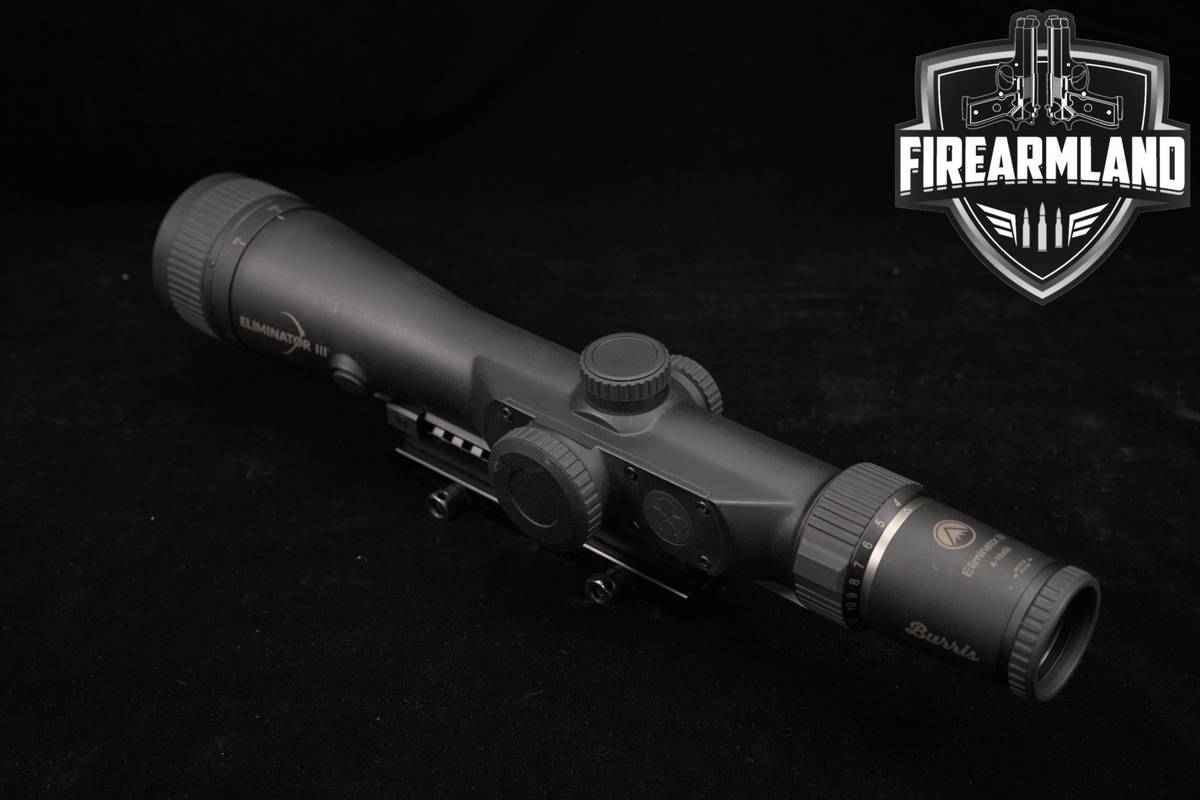 Burris Eliminator III 4-16X50 X96 Reticle MOA SFP Illuminated Scope Laser 3