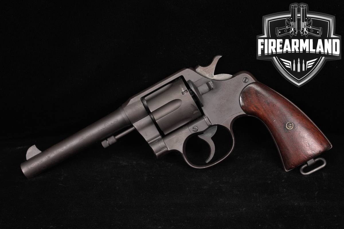 1919 Colt Model 1917 U.S Army 45 ACP 5.5" Blued DA/SA M1917