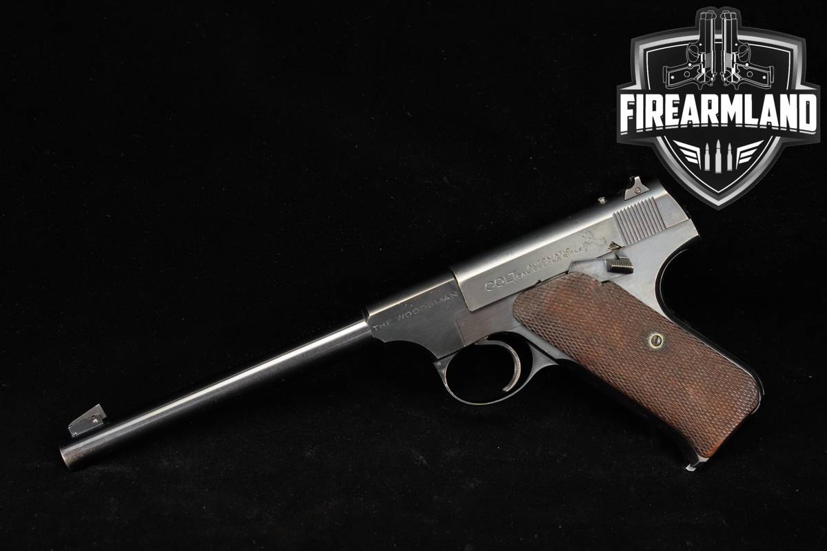 1934 Colt Woodsman Target Model, First Series 22LR 6.5" Blued