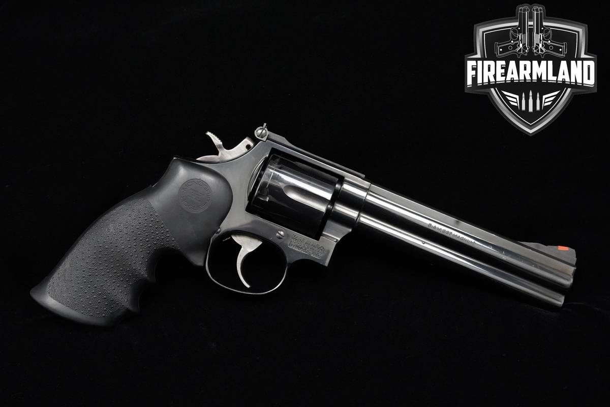 1988 Smith & Wesson (S&W) Model 586-3 357 Magnum 6" Blued S&W 586-3 DA/SA