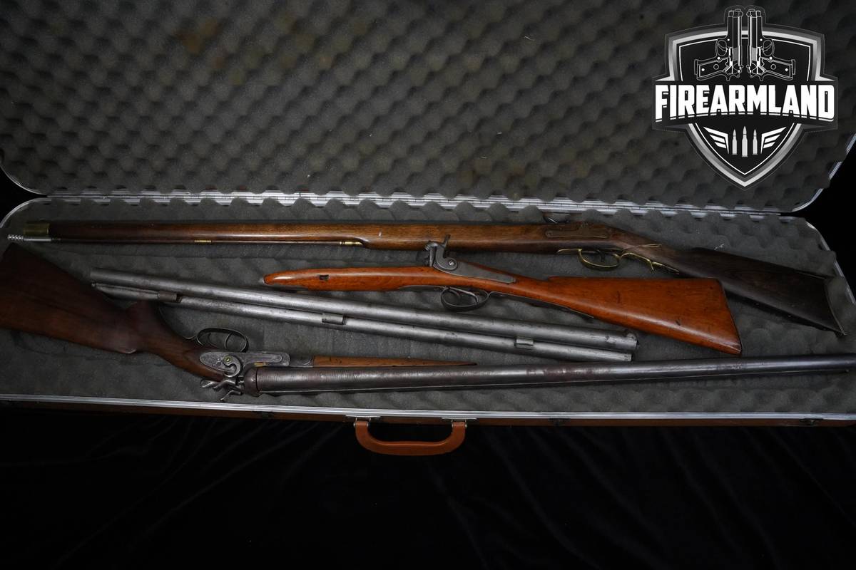 AS-IS Unknown SxS Shotgun / .45 Kentucky Rifle / Stanley Arms Co. Shotgun