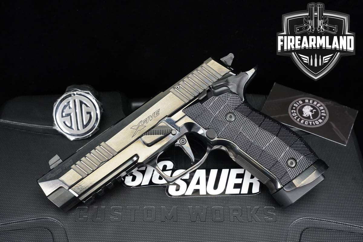 RESERVE COLLECTION! Sig Sauer P226 X-FIVE Custom Works 9mm 4.4" +3 MAGS