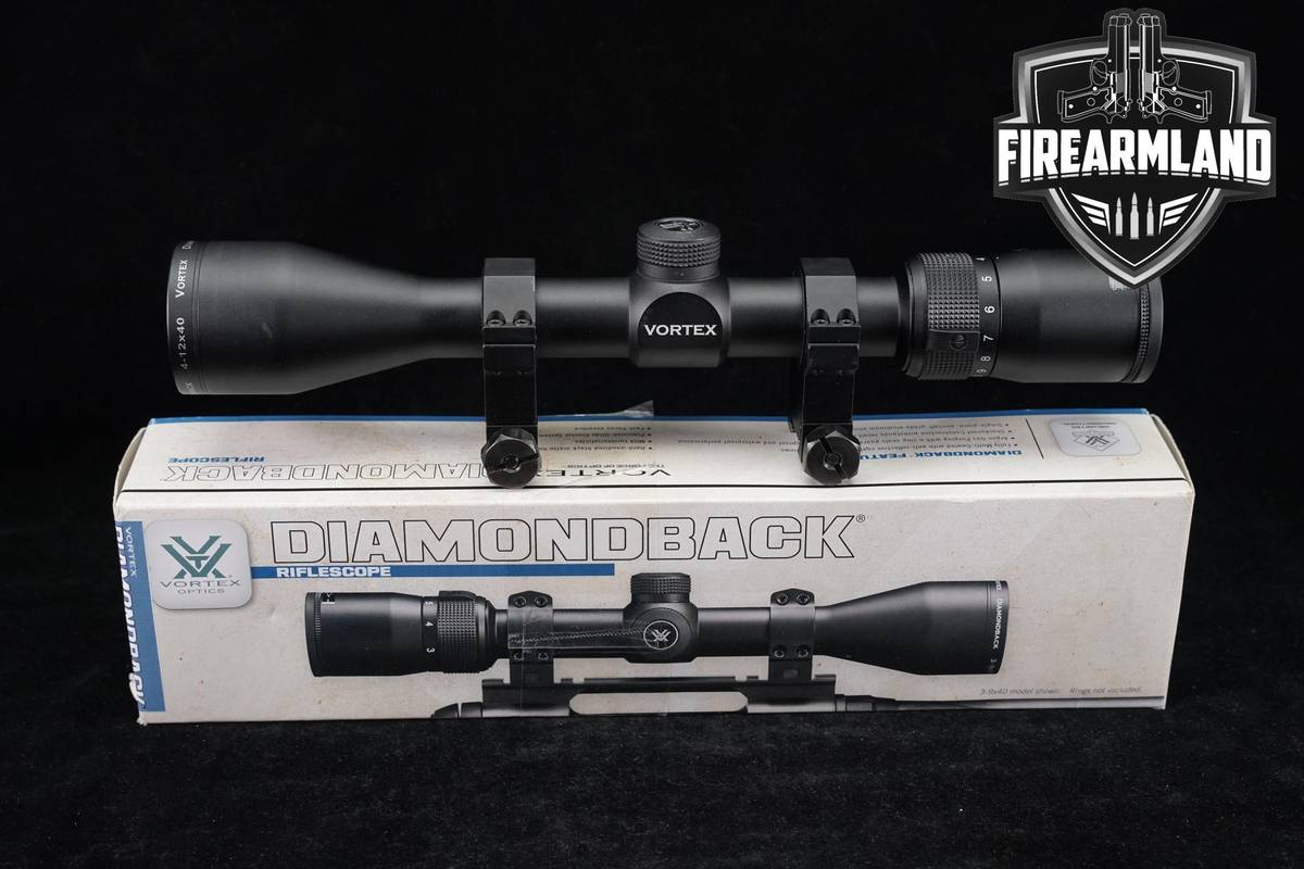Vortex Optics Diamondback 4-12x40mm SFP Dead-Hold BDC MOA +ORIG BOX