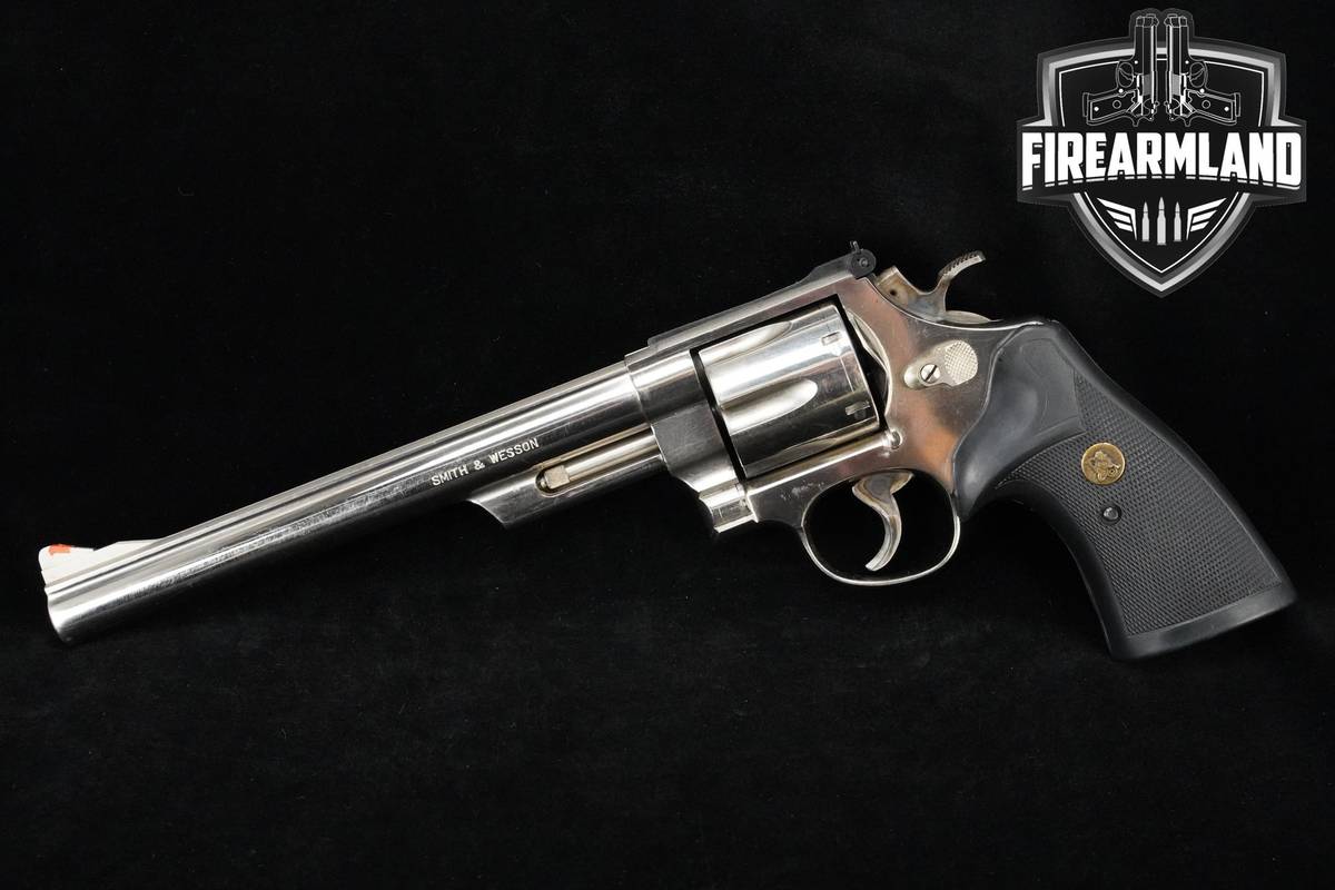 Smith & Wesson (S&W) Model 29-3 44 Magnum 8.5" Nickel Plated S&W 29-3 DA/SA