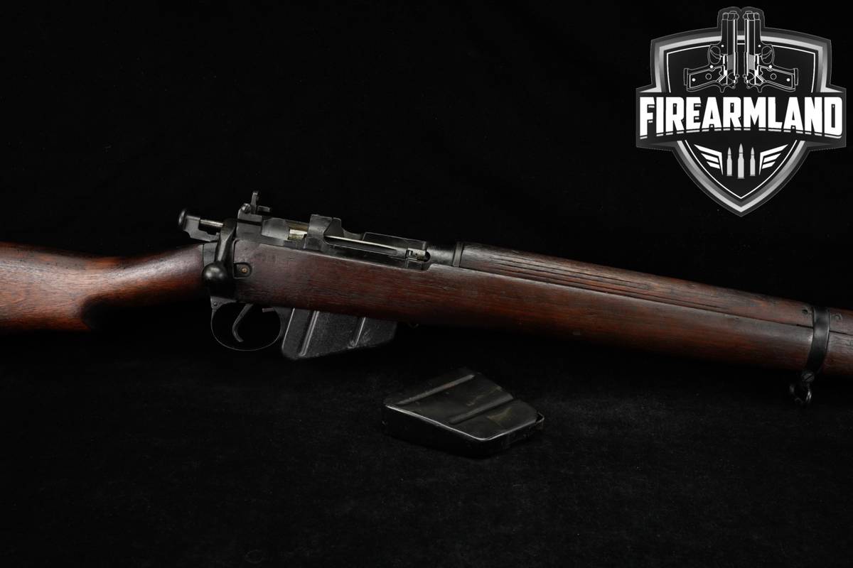 WWII 1943 Long Branch Rifle No.4 Mk I 303 British 25.2" Hardwood +2 MAGS
