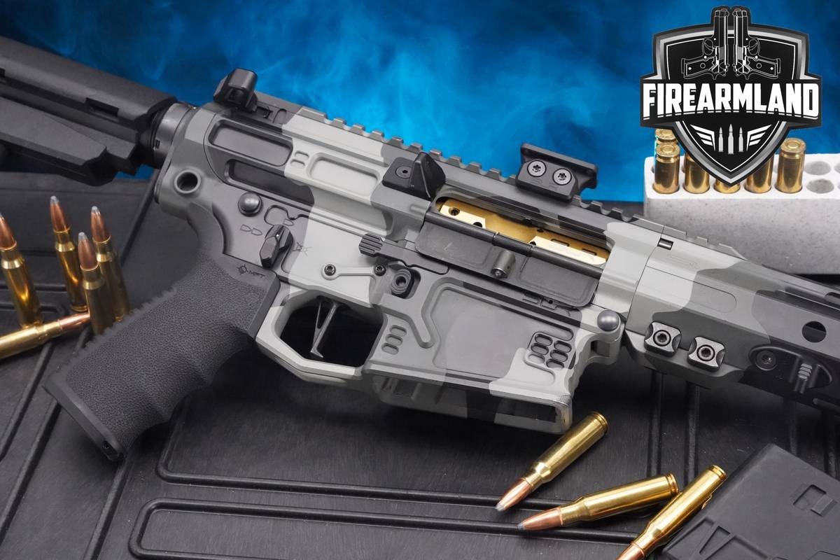 SLR Rifleworks SLR-B30 Micro 308 Win AR-10 AR10 7.5" CAMO SLR-B30 4 MAGS