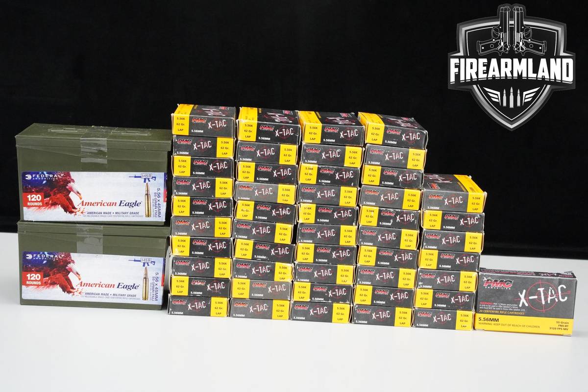 5.56x45 Ammo 556x45 Ammunition 1200 ROUNDS