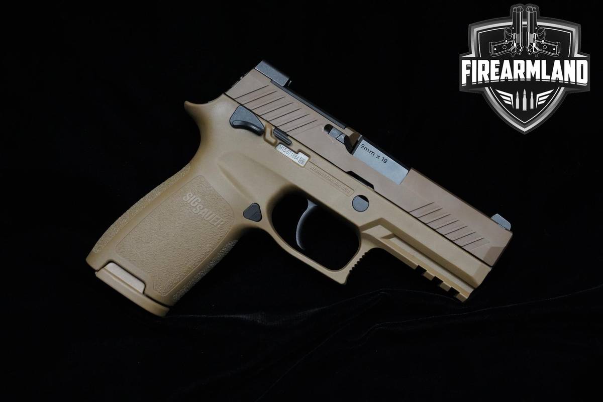 Sig Sauer P320 M18 9mm 3.9" Coyote nPVD P320 +ORIG CASE