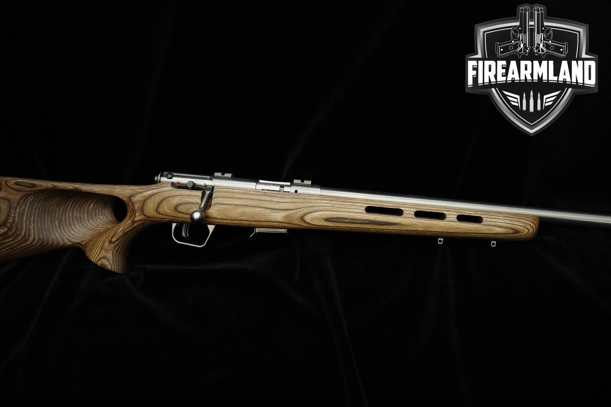Savage Arms 93R17 BTVSS 17 HMR 21" Satin Stainless 93R17 Savage