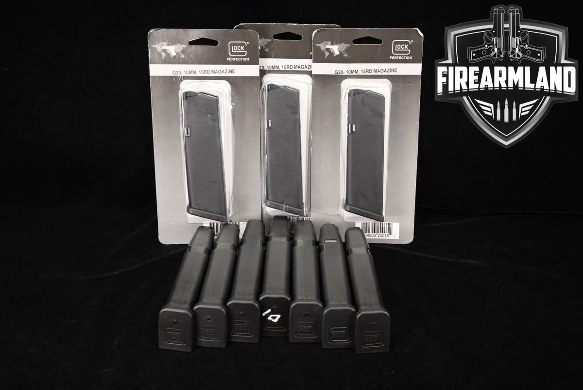 Glock TEN (10) 20 (G20) 10mm 15-Round Magazines Mags