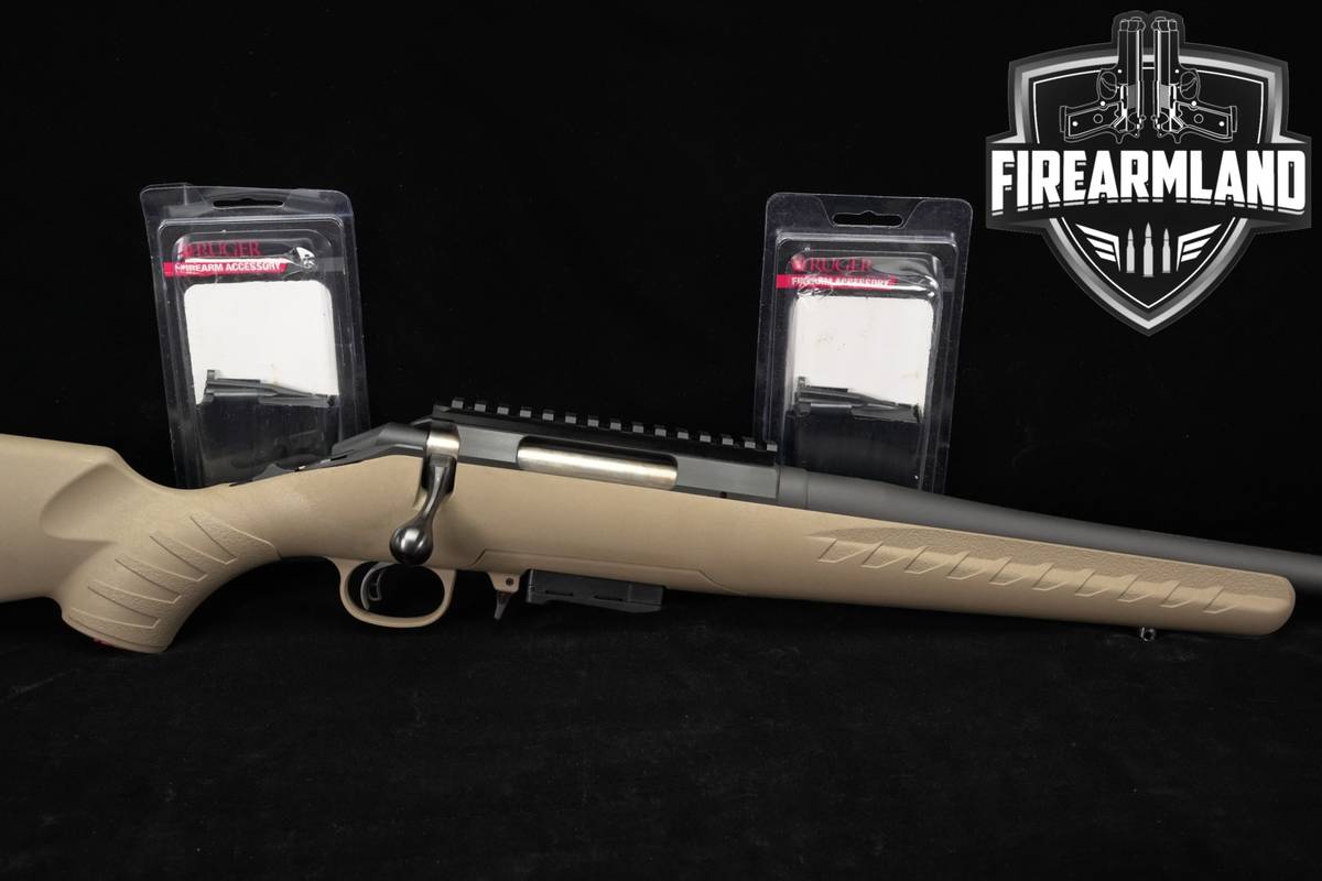 Ruger American Rifle Ranch 7.62x39 16.12" Heavy Black & FDE +3 MAGS