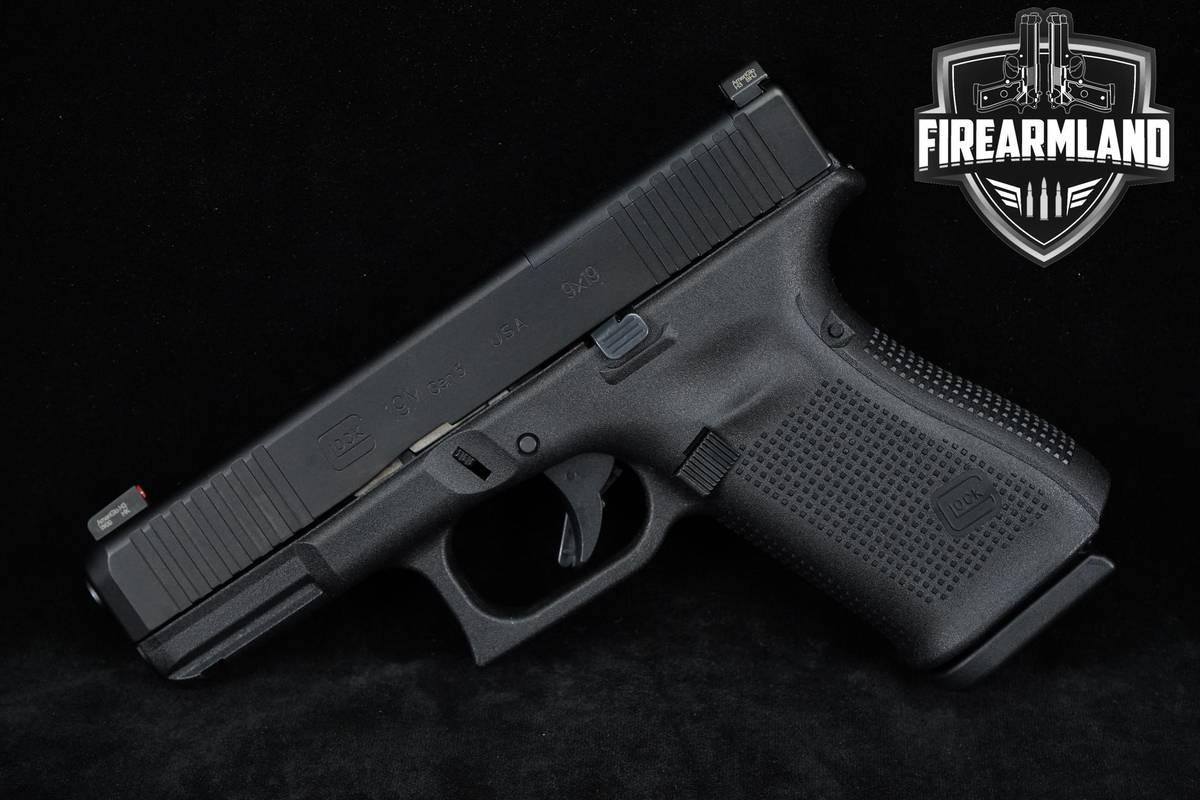 Glock 19M Gen5 MOS 9mm G19 G19M Gen-5 19-M FBI-Contract +3 MAGS & ORIG CASE