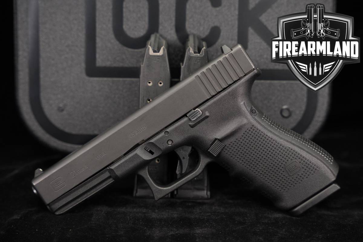 Glock 21 Gen4 G21 Gen 4 45 ACP 4.61" +3 MAGS & ORIG CASE