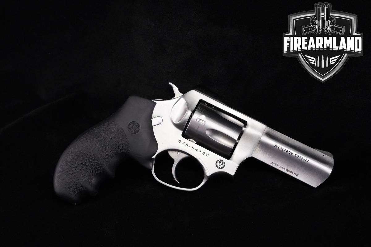 Ruger SP101 357 Magnum 3" Satin Stainless SP-101 +ORIG CASE & LASER GRIP