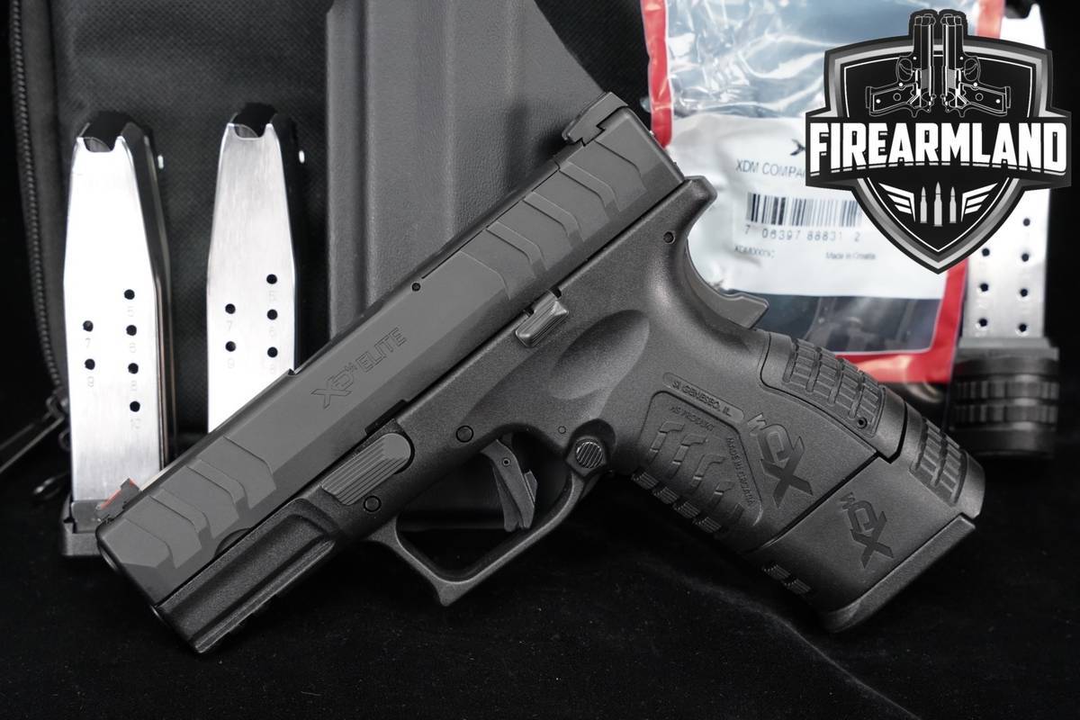 Springfield Armory XD-M Elite 3.8" Compact OSP 10mm XDM +4 MAGS & ORIG CASE