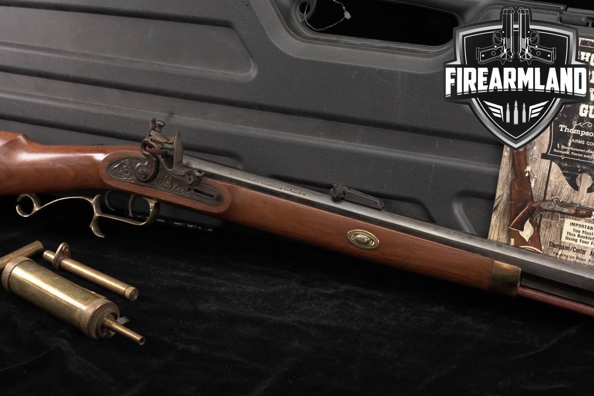 Thompson Center T/C Hawken Flintlock 54 28" Blued & Walnut OCTAGON TC