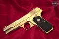 1934 Colt Model 1903 Pocket Hammerless Type IV .32 ACP Gold-Tone Plated in Good Condition Image 2