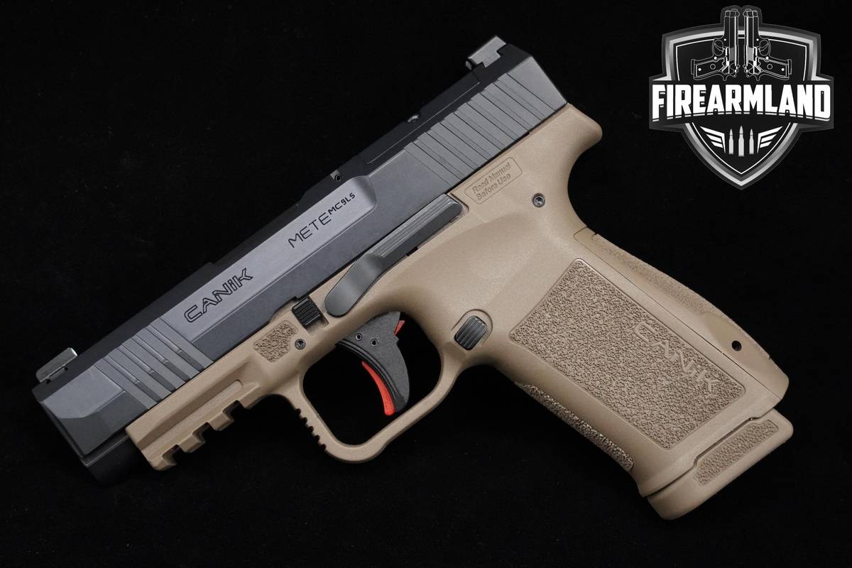 LIKE-NEW Canik METE MC9LS 9mm FDE/Black Canik-METE MC9LS +2 MAGS & HOLSTER