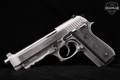 Taurus PT92FS 9mm Luger (9x19 Para) Polished & Matte Stainless in Good Condition Image 3