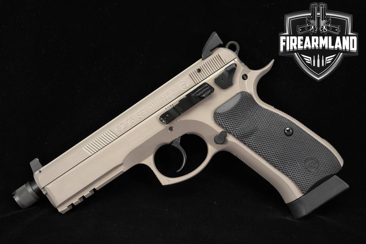 CZ 75 SP-01 TACTICAL Urban Grey Suppressor-Ready 9mm SP01 5MAGS & ORIG CASE
