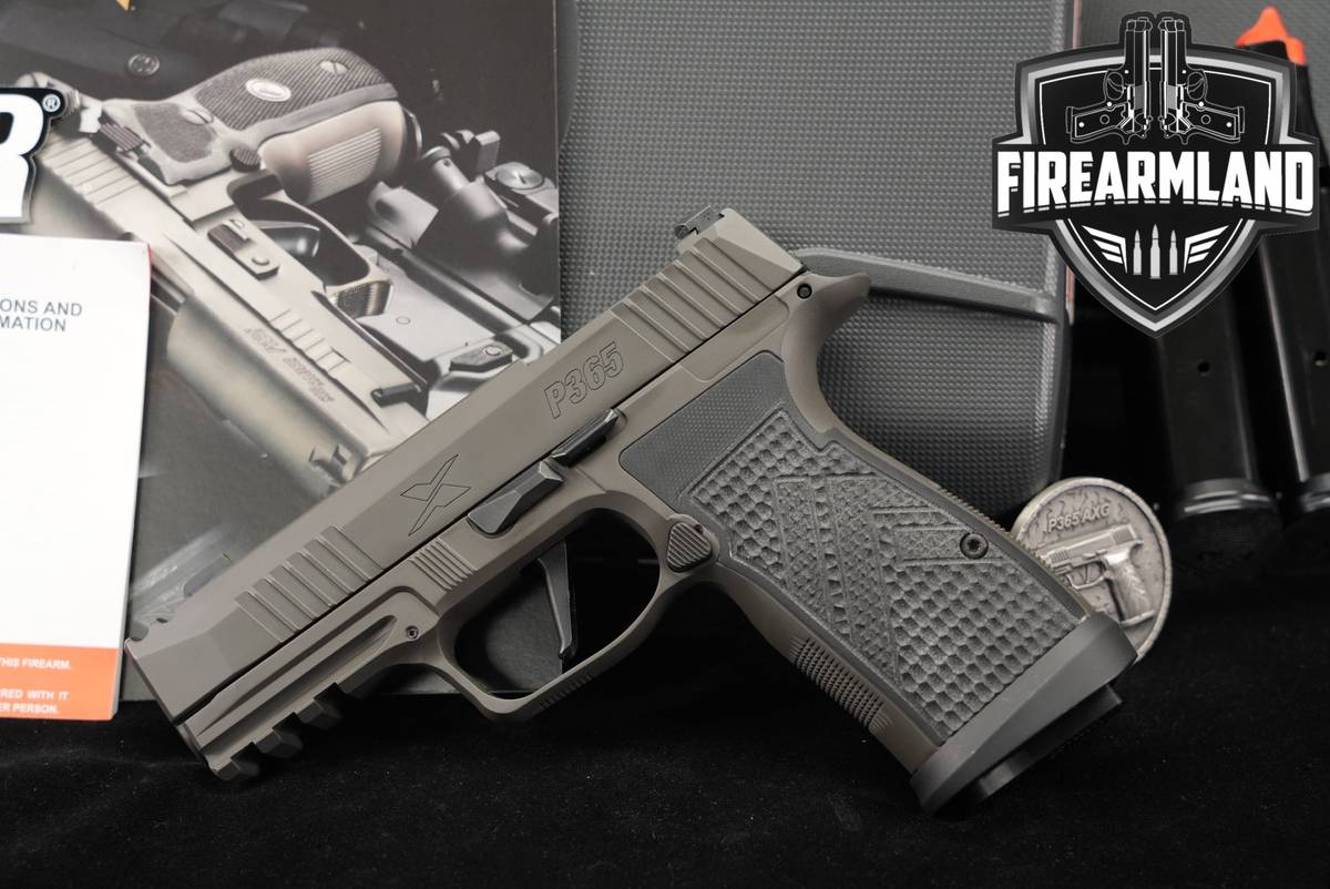 Sig Sauer P365-AXG Legion 9mm 3.1" P-365 Optics-Ready COMP +3 MAGS
