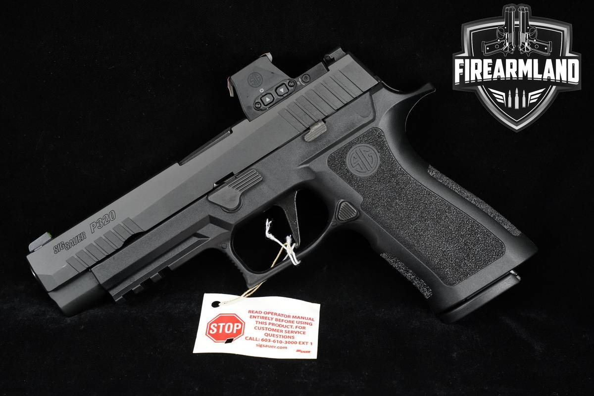 LIKE-NEW Sig Sauer P320 XSeries FULL 9mm 4.7" +3 MAGS, ORIG CASE & ROMEO-X