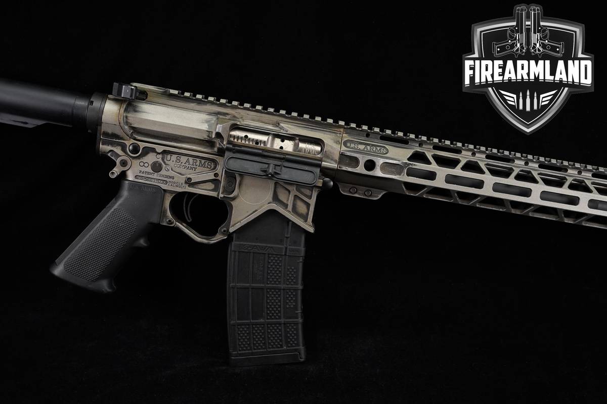 U.S Arms CLS 5.56 NATO US AR-15 AR15 16" Distressed Camo Sporting Rifle