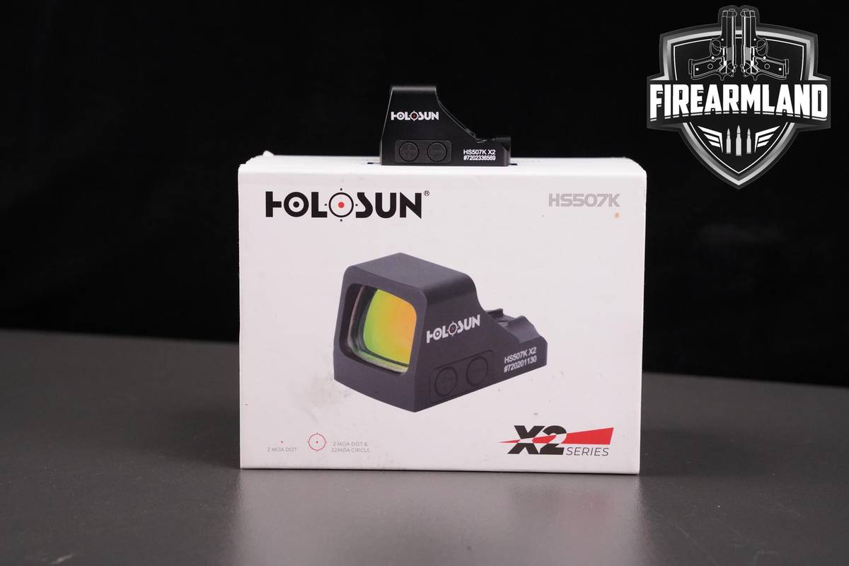 Holosun HS507K X2 Red 2 MOA Dot & 32 MOA Circle +ORIG BOX