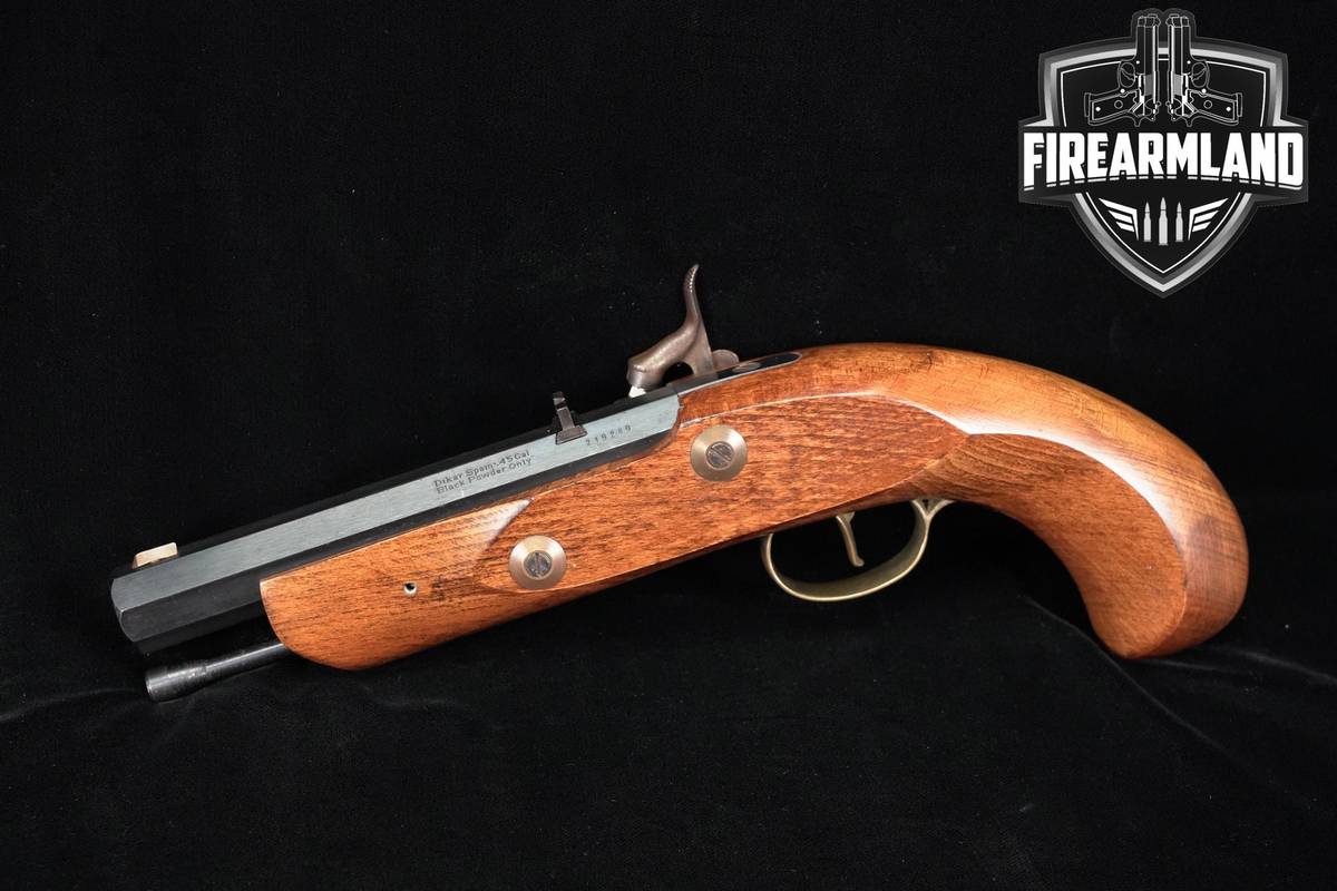 Dikar Spain Philadelphia Derringer .45 BPM 3" Blued & Hardwood